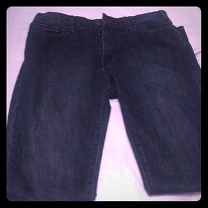 CK lowrise blue jeans